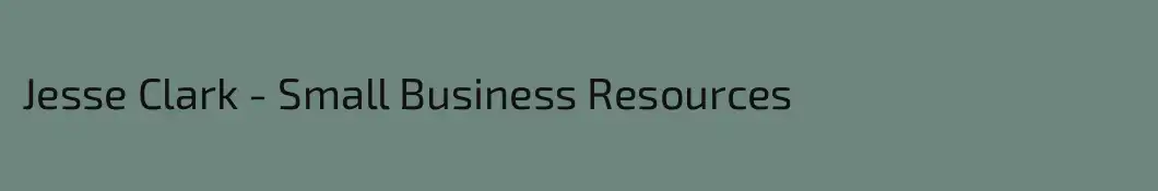 Jesse Clark - Small Business Resources